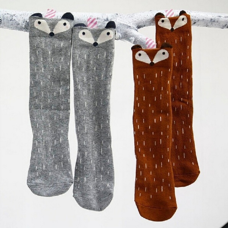 Cartoon Baby Knee High Socks